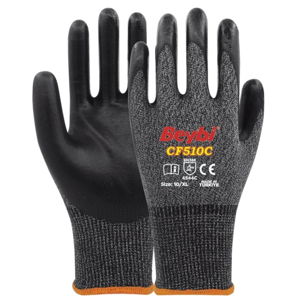 BEYBİ CF510C KÖPÜK NİTRİL KAPLI KESİLMEYE DİRENÇLİ ELDİVEN